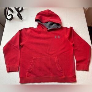 Under Armour Kids Red and Gray Hoodie